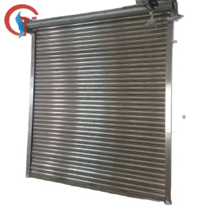 Electric Remote Roll up Type Stainless Steel Garage Door