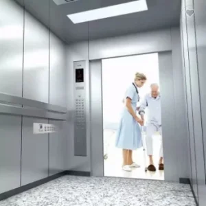 Eac CE ISO Qualified Center Opening Two Panel Four Panel Stretcher Bed Elevator