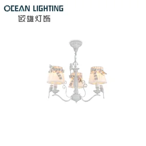 Fabric Shade Chandelier