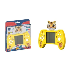 Wholesale Kids Toy Handheld Game Machine with 26 Games, Cute 3D Tiger Head Design, Educational Sensory Toy for Children, Popular Gift Gadget Toy