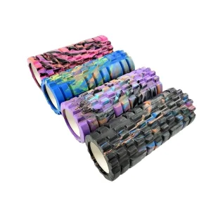 Camouflage Multi-Function Yoga Roller for Back Muscle Fitness EVA 33cm Yoga Massage Foam Roller