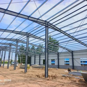 Estructura de acero prefabricada marco metálico edificio industrial modular