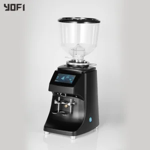 Molino de Café Comercial de Alta Potencia 83mm con Muela Plana Operación Automática y Manual