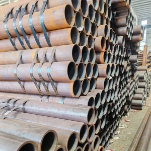 Q235B/Q345b Tubo de acero al carbono sin costura para maquinaria de ingeniería