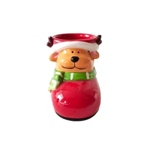 Discount Christmas Stoneware Reindeer - Shaped Candle Holder Supplier, Suppliers