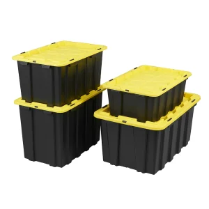 40L Large Heavy-Duty Tool Stackable Storage Plastic Bin