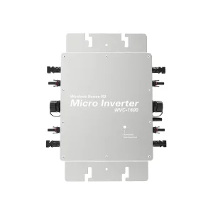 Micro-inversor Solar Gcsoar 1600W WVC-1600 IP65 em lamelas de grelha Para sistema Solar Varanda