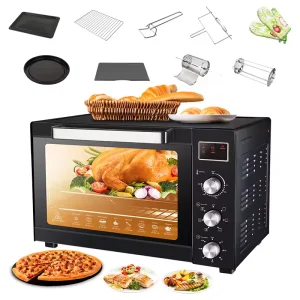 Electric Air Fryer Toaster Oven With Hot Plates