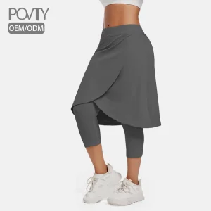 Capri Leggings Tennis Skirted