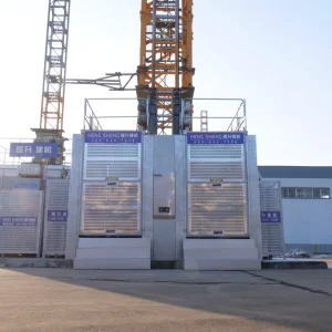 High-Stability Construction Site Elevator 0-50 M/Min Sc200/200 2 Ton Lifting Equipment