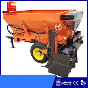 Granular Powder Fertilizer Distributor Lime Spreader Tractor Farmyard Manure Spreader