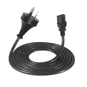 Australia Power Saa Black 3 Pin Heavy Duty Outdoor Strip 18 Gauge Extension Cord