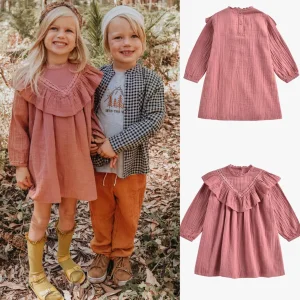 Precio barato nueva llegada fabricante personalizado de China nuevas llegadas moda verano elegante ropa vestido de niñas con volantes bordado