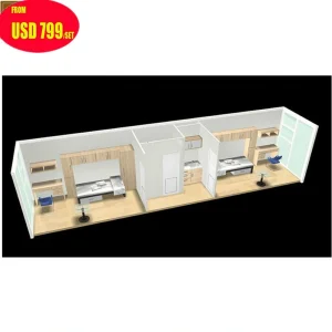 40FT Luxury Custom Folding Container House Portable Office