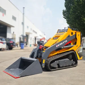 25HP Euro5/CE Diesel Derette Xc1100 Mini Skid Steer Loader Manufacturer Kubota Engine Skidsteer Tracked Crawler Front End Loader