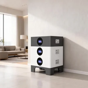 Casa personalizada off-grid de larga duración apilable LiFePO4 batería 51.2V 100ah
