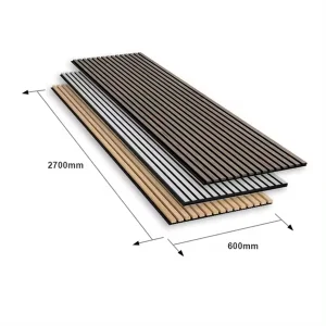 Premium Wood Slat Acoustic Wall Panels for Sound Control