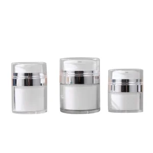 Press-Type Small Sample Travel Bottle Face Cream Vacuum-Packed Bottle Cosmetics Lotion Foundation Liquid Skin Care Products Storage Empty Box