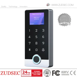 LCD Touch Keypad IP68 Tuya APP Smart WiFi Waterproof Standalone Biometric Fingerprint RFID Door Access Control with Metal Shell