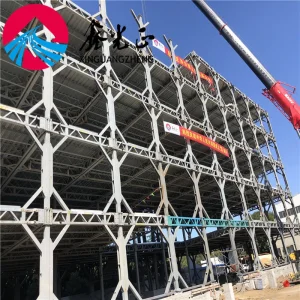 Estructura de acero modular de varios pisos para oficinas Xgz