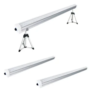 Full Spectrum LED Grow Light Bar 150W Dimmable Linear Plant Grow Tube with Adjustable Tripod Stand Veg Bloom