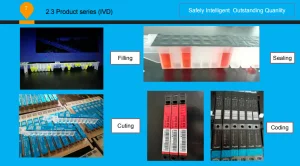 We are a provider of IVD(in vitro diagnostic reagent) production equipments.