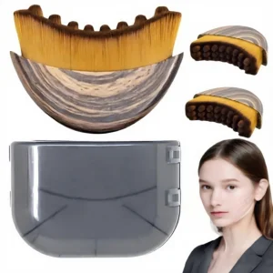 Custom Logo Contour Face Brush Lymphatic Drainage Massager Tool Dry Brushing Face Brush Chin Jawline Sculpting Fits Skin