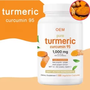 Turmeric Curcumin Capsules – Joint Health Supplements Turmeric Root Extract Herbal for Antioxidant Support OEM/ODM