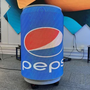 OEM Fridge Can Magnetic Flexible P1.86 P1.87 P2 Seamless Splicing Curved Panel Wall Video LED Screen Display