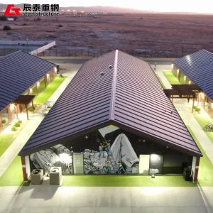 Refugio modular de diseño de apartamento de fabricación de acero de lujo de China