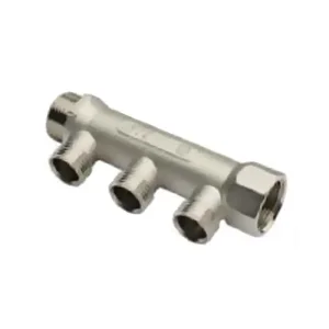 High-Quality Brass Linear Manifold with Male Connections - Reliable Fluid Distribution Solution Manufacturer, Factory