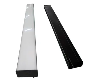 Industrial High Lumen Black White Plastic Steel Linear Light Profile Led Pendant Ceiling Recessed LED Linear Light 45w in Office