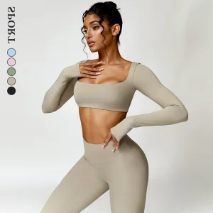 Custom Wholesale Sportswear Active Wear Women Yoga Set