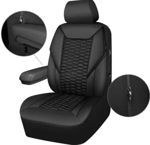 Universal Waterproof PU Leather Car Seat Cushion Full Set All Season Anti Slip Car Seat Cover