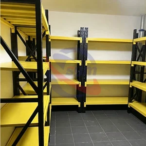 Zinc Plated Metal Garage Shelves for Damp Basement Storage and Rust Proof Steel Racking Unit for Home