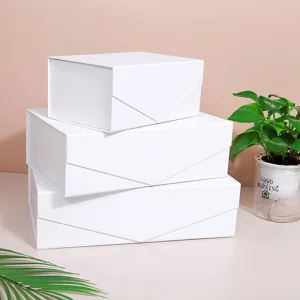 Custom Logo Recyclable Luxury Folding Magnetic Gift Box UV Rectangle Hard Magnet Embossed Printing Paper Boxes Folder Lid