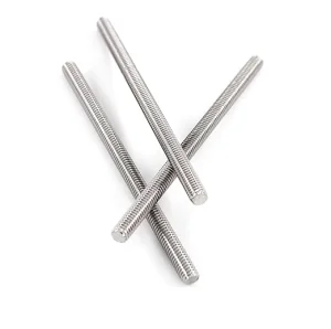 China Supplier Full Threaded Rod Threaded Bar DIN975 Fastener Stainless Steel Thread Rod 1m 2m