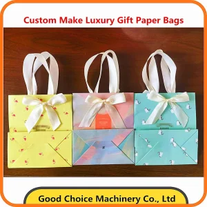 Bolsas de papel kraft de luxo