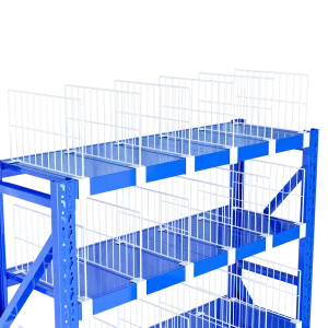 In Stock Good Quality Wire Mesh Rack and Shelf Dividers Supermarket Shelf Metal Storage Made of Steel