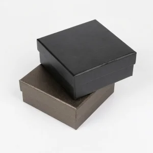 Square Black Jewelry Gift Box