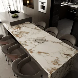 Kitchen Island Big Thick Full-Body Seamless Mineral-Based Big Size Sintered Stone Slab