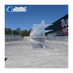 Drain High Capacity Warehouse Racking System CE Certified Industrial Heavy Duty HDG Cantilever Rack for Pipe & Tubing Storage