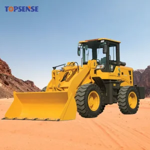 Topsense Hot Sale 1ton 1.5ton 2ton 2.5 Ton Mini Wheel Loader Ts920 925 Electric Joystick Chinese Front End Shovel Power Diesel Loader with Log Grab Quick Hitch