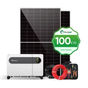 Sunpal On Grid Solar Power System 80Kw 100Kw 120Kw Solar Systems Complete Kit From China