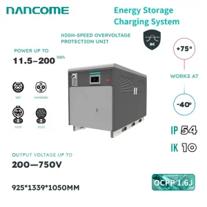 Nancome Integrated Energy Storage Charging System for Solar Hybrid Charging with 30kw