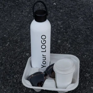 USA BPA Free Food Grade Plastic Handle Lid Thermoses Smart Water Bottle