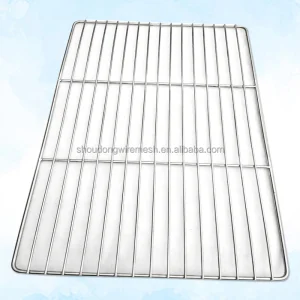 304/316 Stainless Steel Barbecue Mesh Grill Thickened Square Shape Corrosion Resistant Heat Resistant Non-Stick Outdoor Kitchen