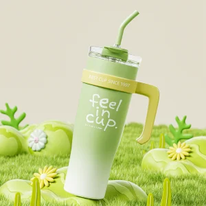 Bianli Sports Portable Double-Wall Vacuum Flask Insulated Stainless Steel Water Bottle