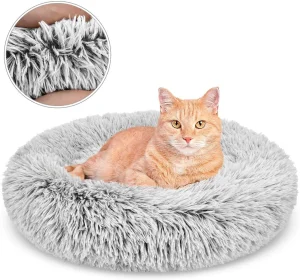 Sweet Little Pet House Pet Round Nest Warm Soft Plush Comfortable for Sleeping Winter Dog House Cat Popular Calming Bed