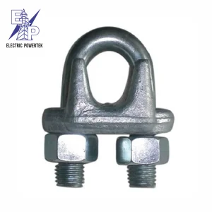 Hot-DIP Galvanized Stay Wire Clamp Guy Wire Rope Clip